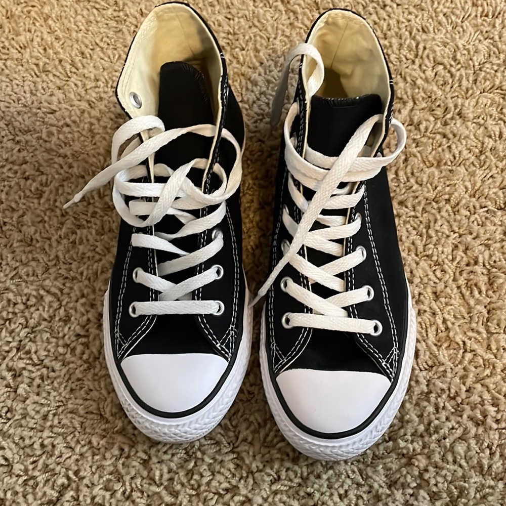 High top converse black